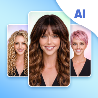Bangs Filter App, Hairstyle AI