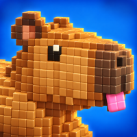 Capybara Cube Blast 3D Puzzle