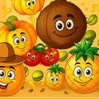 Fruit Merge Suika Puzzle