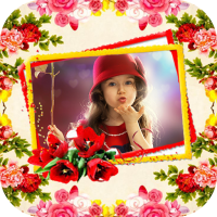 Flower Photo Frames & Text, St