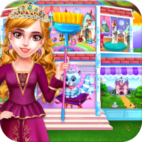Doll House Room Cleaning Games
