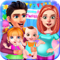 Mommy Maternity Newborn Twins Baby Nursery Game 🍼