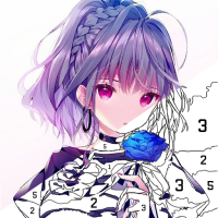 Anime & Manga: Color by Number