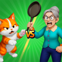 Prank Cat vs Angry Granny
