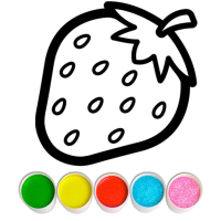 Fruits and Vegetables Coloring Game for Kids