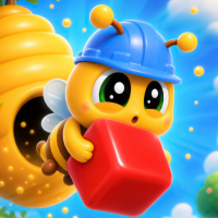 Bee Party: Cube Blast Puzzle