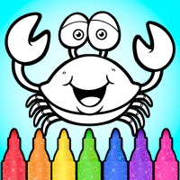 Kids Coloring Book & Stickers
