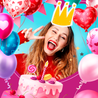 Kartu ucapan: editor foto