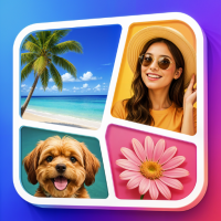 Kolase Foto: Pembuat Grid