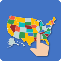 डाउनलोड APK US Map Quiz - 50 States Quiz - US States Quiz नवीनतम संस्करण
