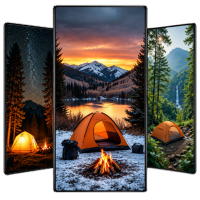 Camping Wallpaper: Cozy Nature