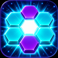 Hexa Light Up: One Line Puzzle