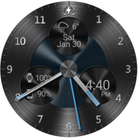 Black Metal HD Watch Face