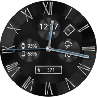 Classic Black HD Watch Face