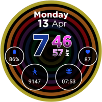 Hypnotic Pride Watch Face 2026