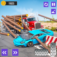 Highway Traffic Truck Crash 3D