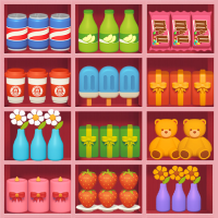 Waren sortieren Match-3-Puzzle