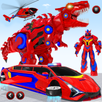 Limo Car Dino Robot Car Game