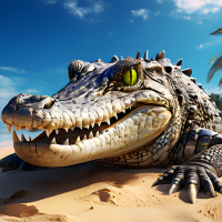 Crocodile Games 3D Animal Sim