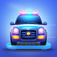 警方游戏的孩子游戏的警察