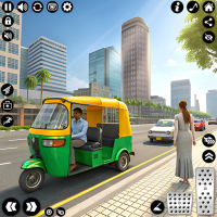 City Tuk Tuk Rickshaw Driver