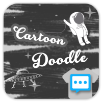 Cartoon doodle skin for Next S