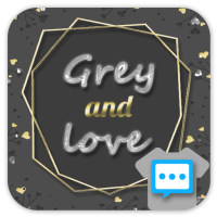 Grey love skin for Next SMS