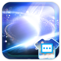 Starry sky skin for Next SMS