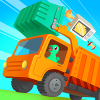 恐龙垃圾车-卡车和垃圾车，儿童益智应用