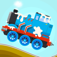 闪电小火车总动员 - 儿童驾驶和赛车益智游戏应用