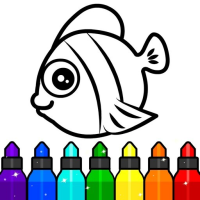 Dolphin Coloring Game for Kids