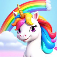 Unicorn Glitter Coloring Games
