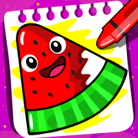 Fruits Coloring book Kids Food