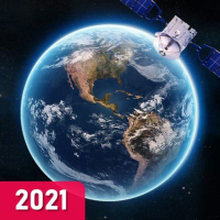 Live Earth Map 2021 - Satellite View, World Map 3D