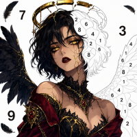 Darkle: Gothic Color by Number