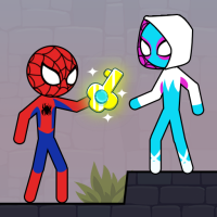 Stickman Red boy and Blue girl