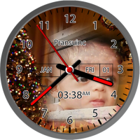 Selfie Clock Live Wallpaper