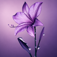 Purple Lily Wallpaper