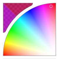 HSV-Alpha Color Picker Demo