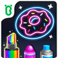 Baby Panda's Glow Doodle Game