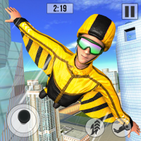 Wing Suit Flying Base Jump