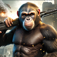 Angry Gorilla Apes City Games
