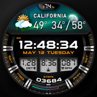 PER6 Digital Watch Face