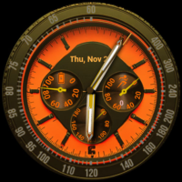 KP Orange Watch Face