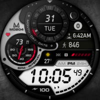 MD204 - Digital watch face