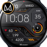 MD257 - Digital watch face