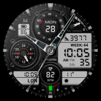 MD295 Analog watch face