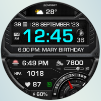 MD327 Digital Watch Face