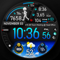 PER23 Platinum Watch Face