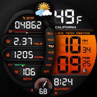 PER20 Digital Watch Face Meru